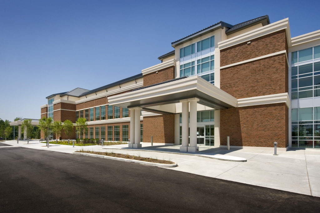 ECU Family Medicine Center Exterior - Barnhill Contracting Company