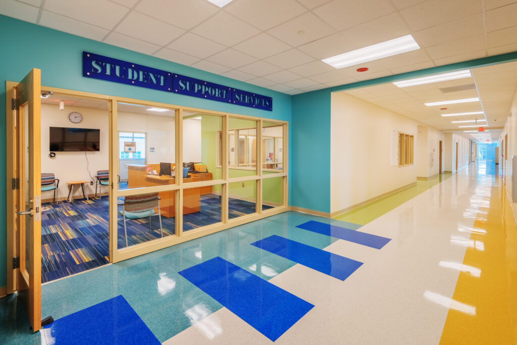 Neuse River Middle School Student Support Services Entrance - Barnhill ...