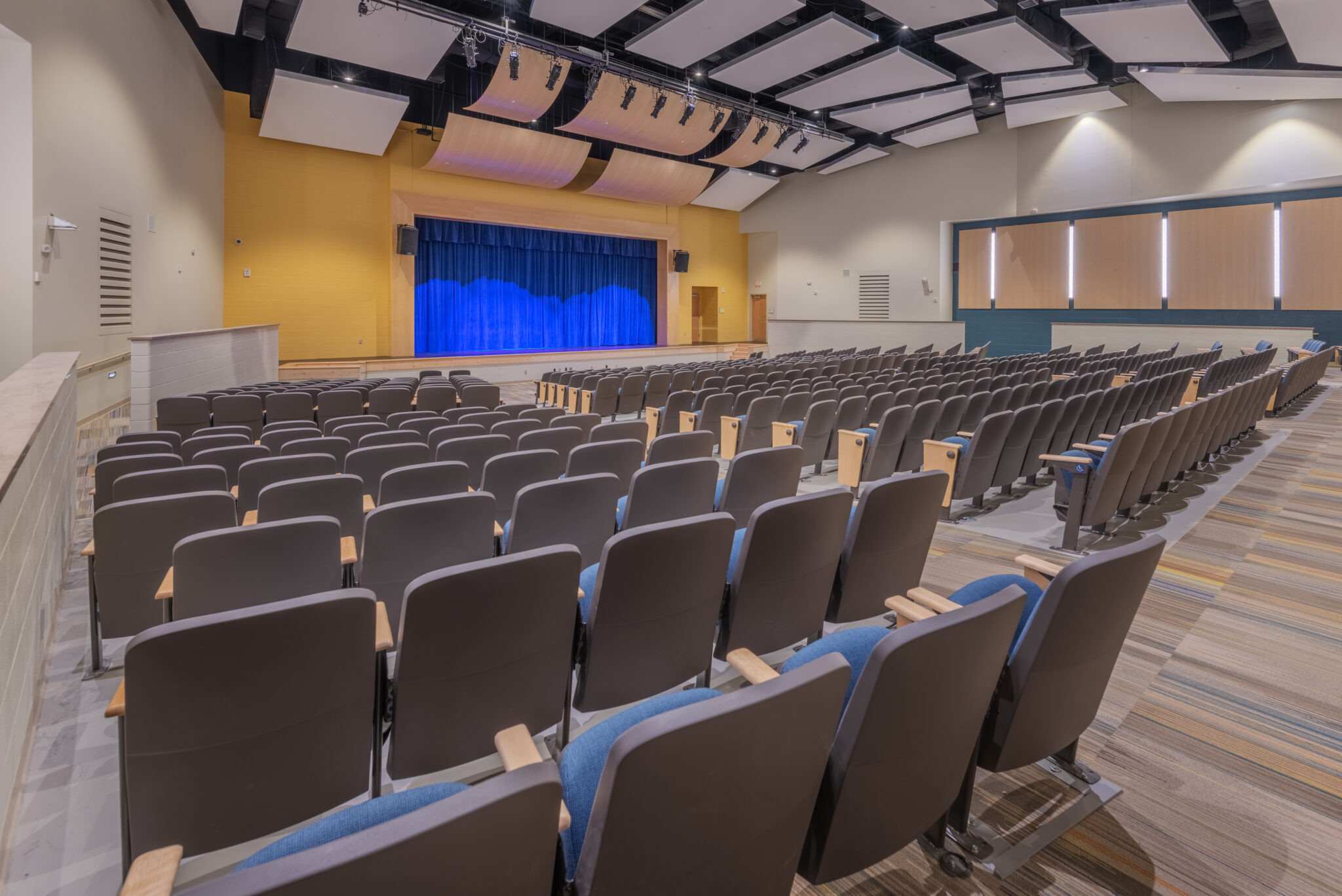 Alston Ridge Middle School Auditorium Seating and Stage Barnhill